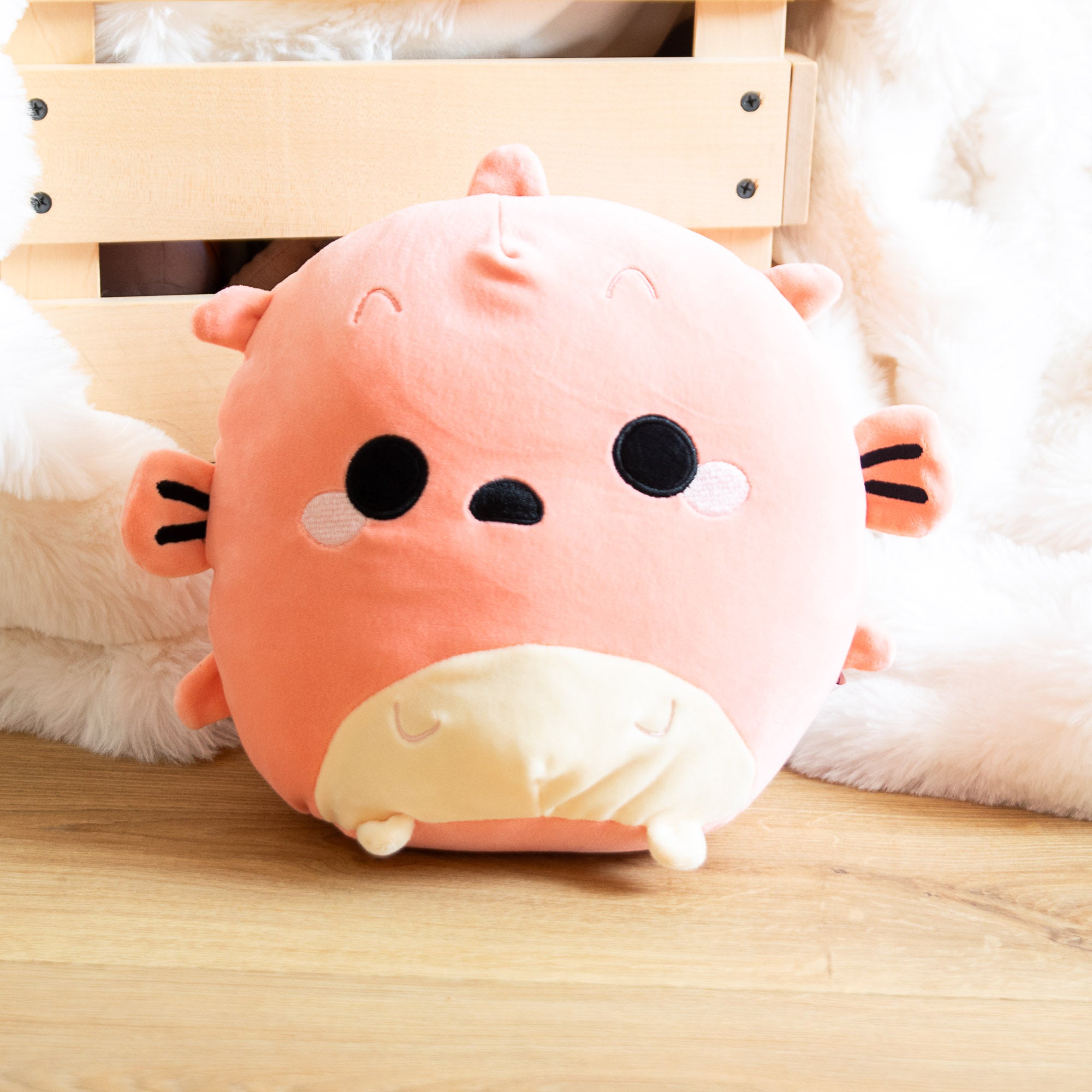Kawaii Puff de Kogelvis Pluchen Speelgoed