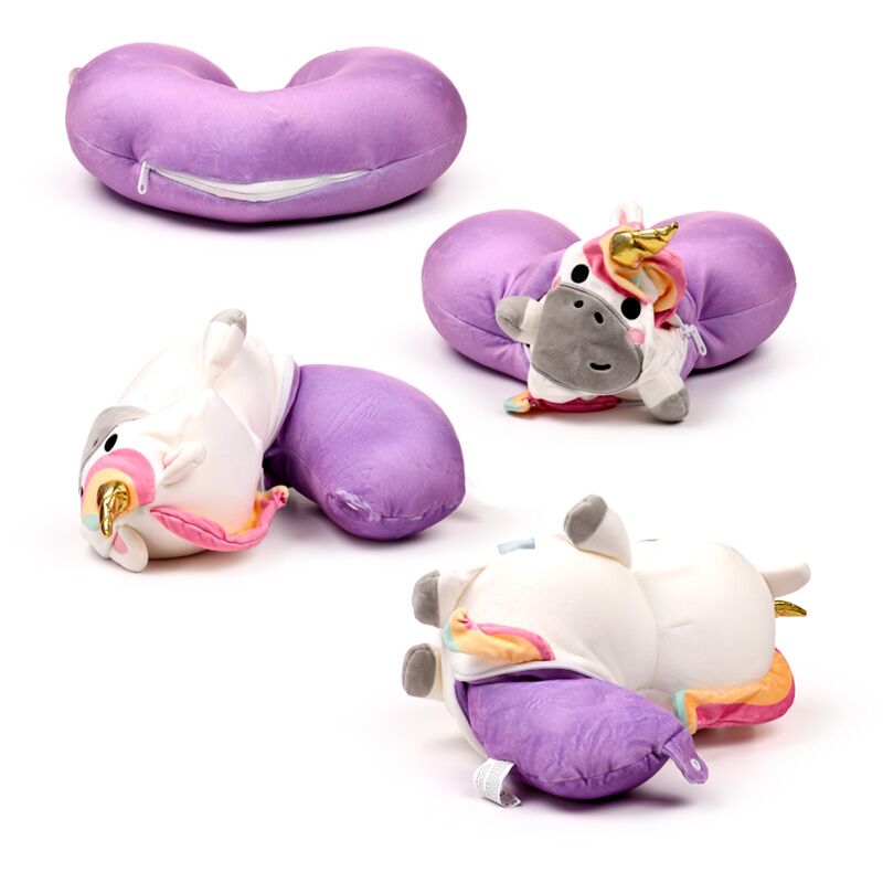Coussin de voyage 2-en-1 Astra, la Licorne
