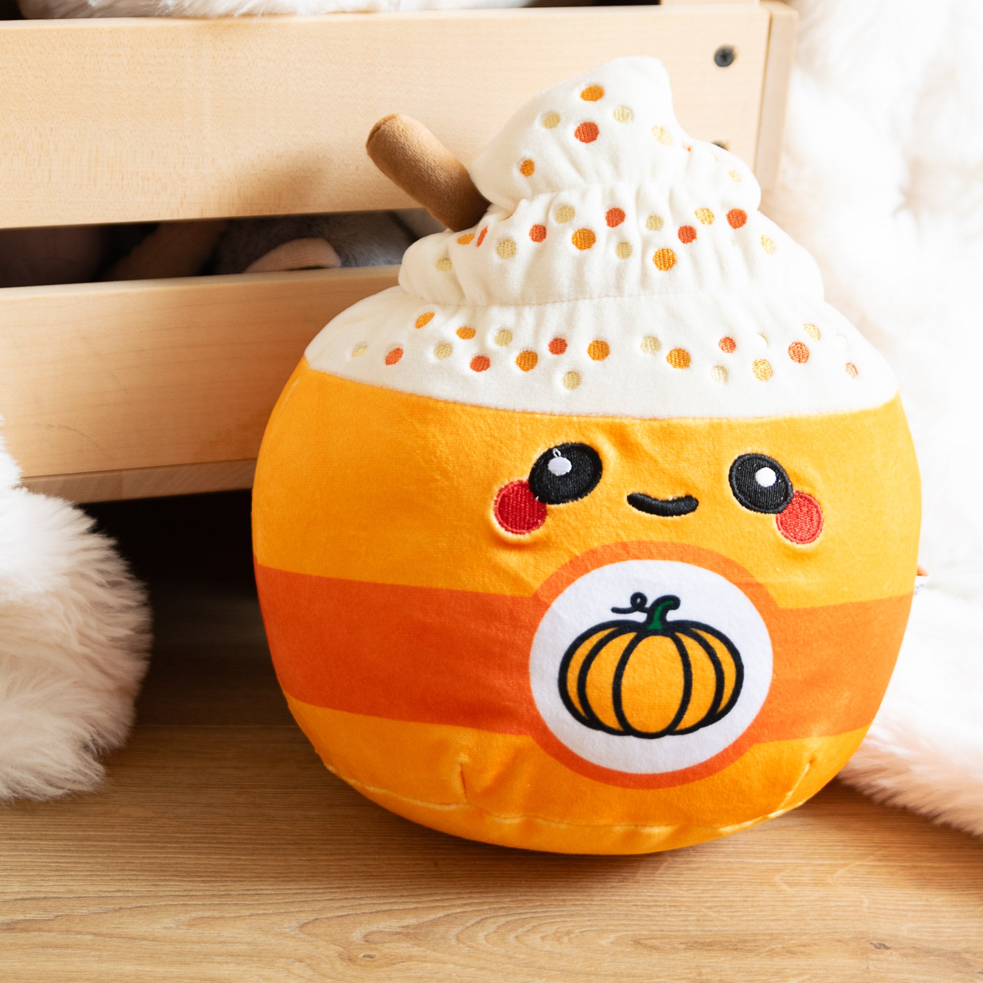 Kawaii Hazel de Pompoen Latte Knuffel