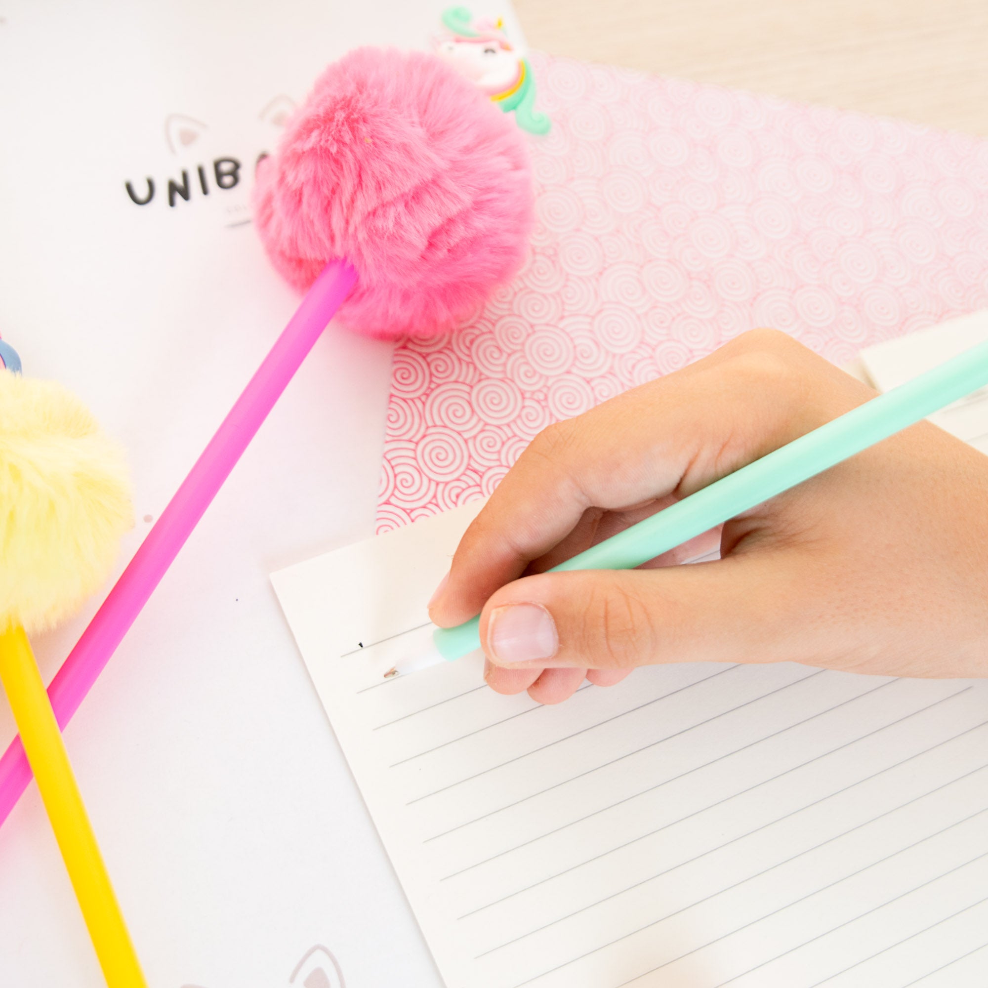 Eenhoorn Pompom Pen