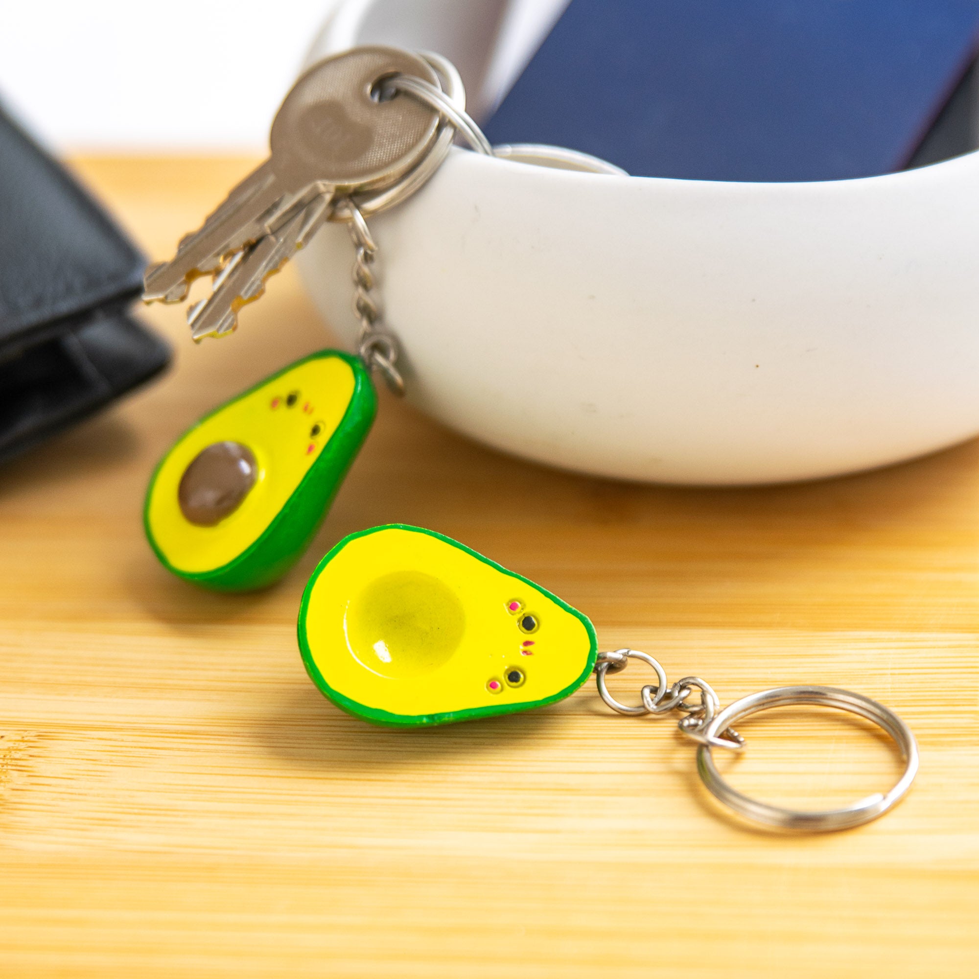 Kawaii Duo Avocado Sleutelhanger