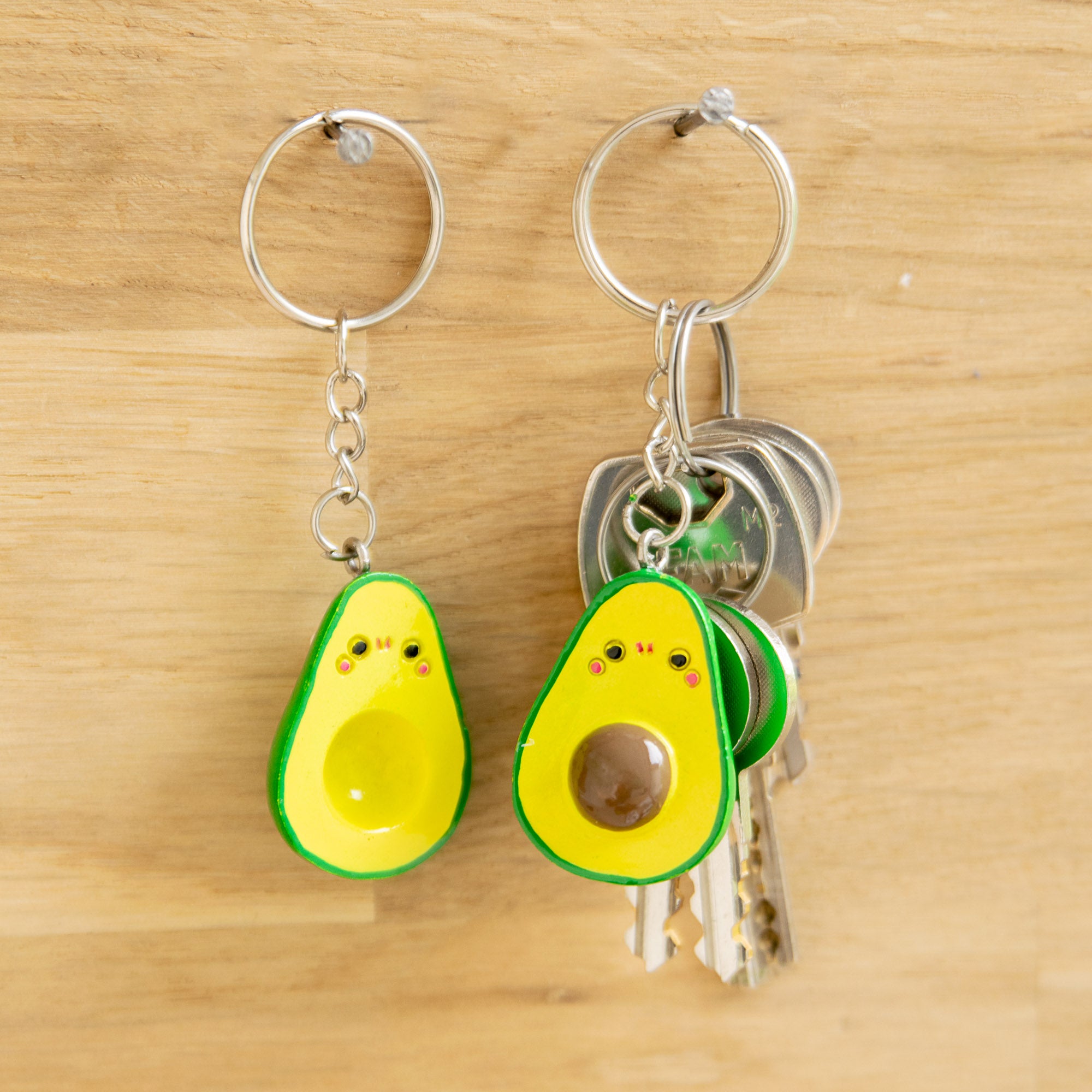 Kawaii Duo Avocado Sleutelhanger