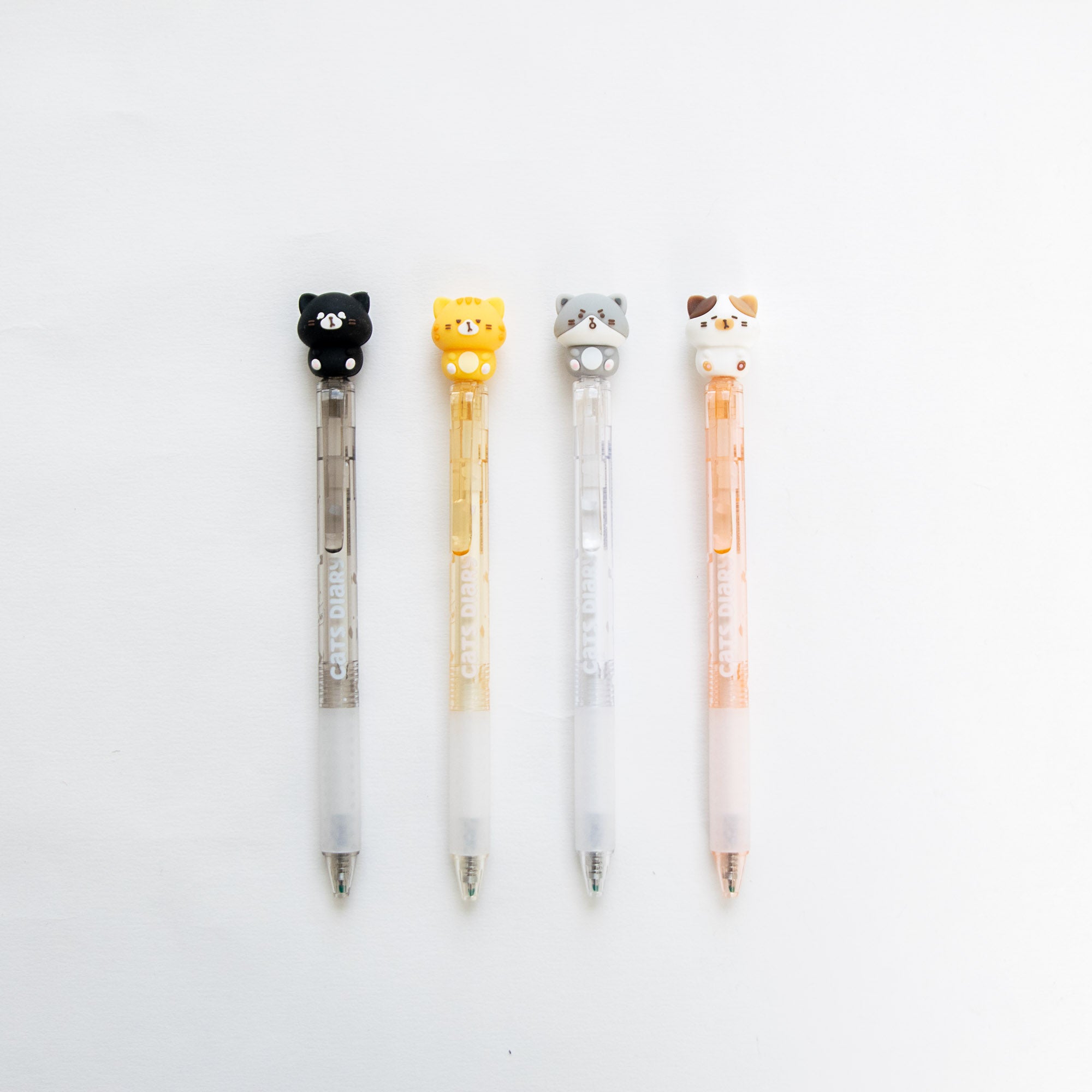 Stylo Gel Effaçable Kawaii - Chat Espiègle