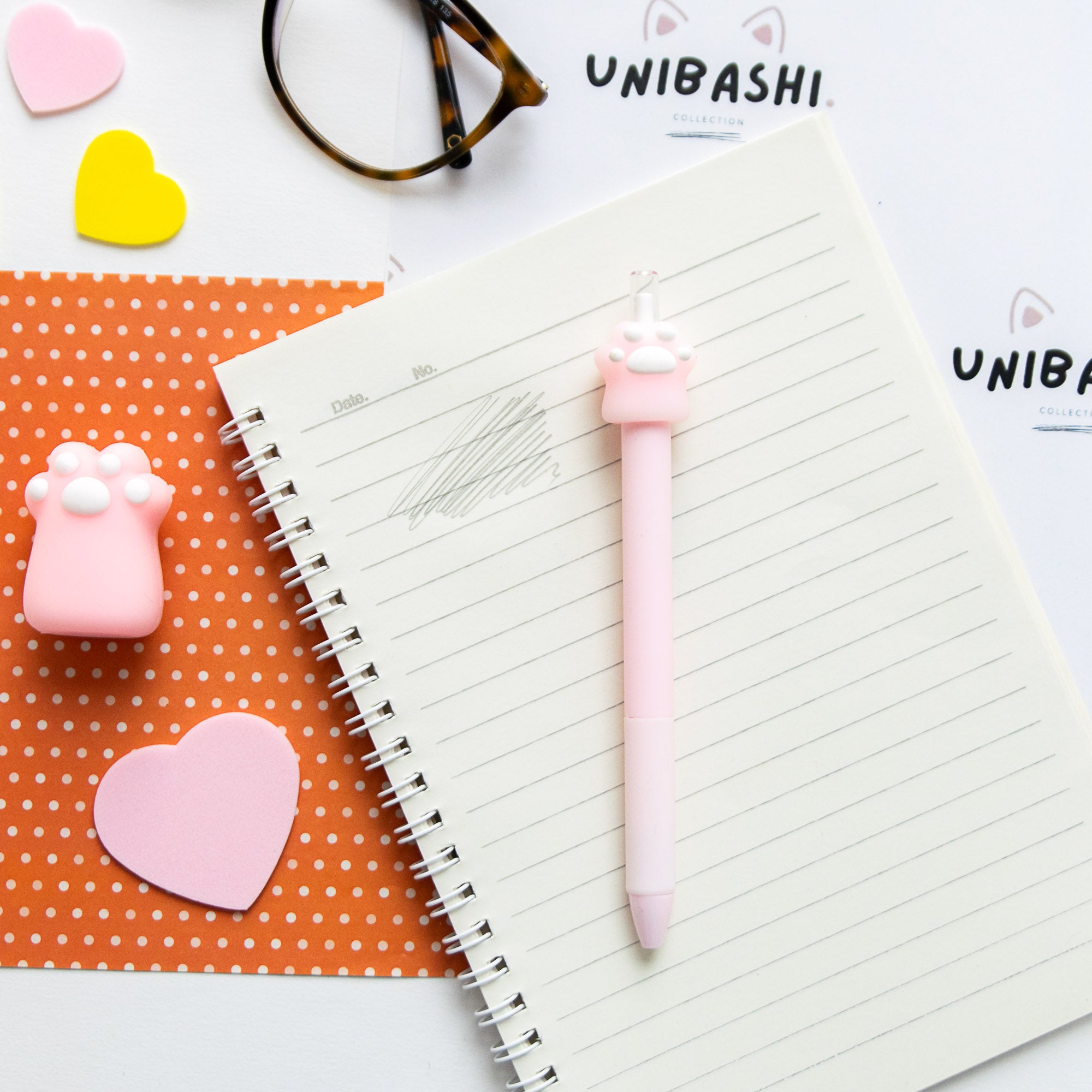 Kawaii kattenpootpotlood - Eeuwige stift