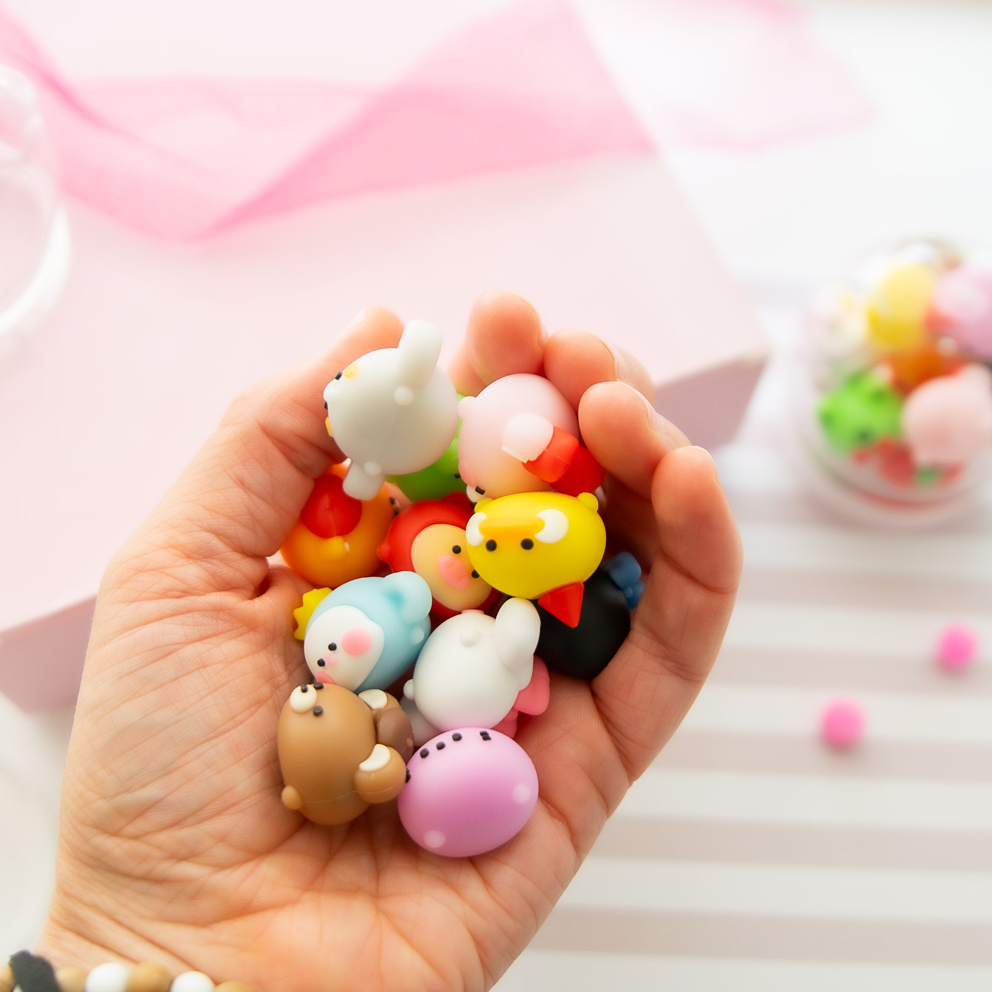 Mini Kawaii Dierengum (x12)