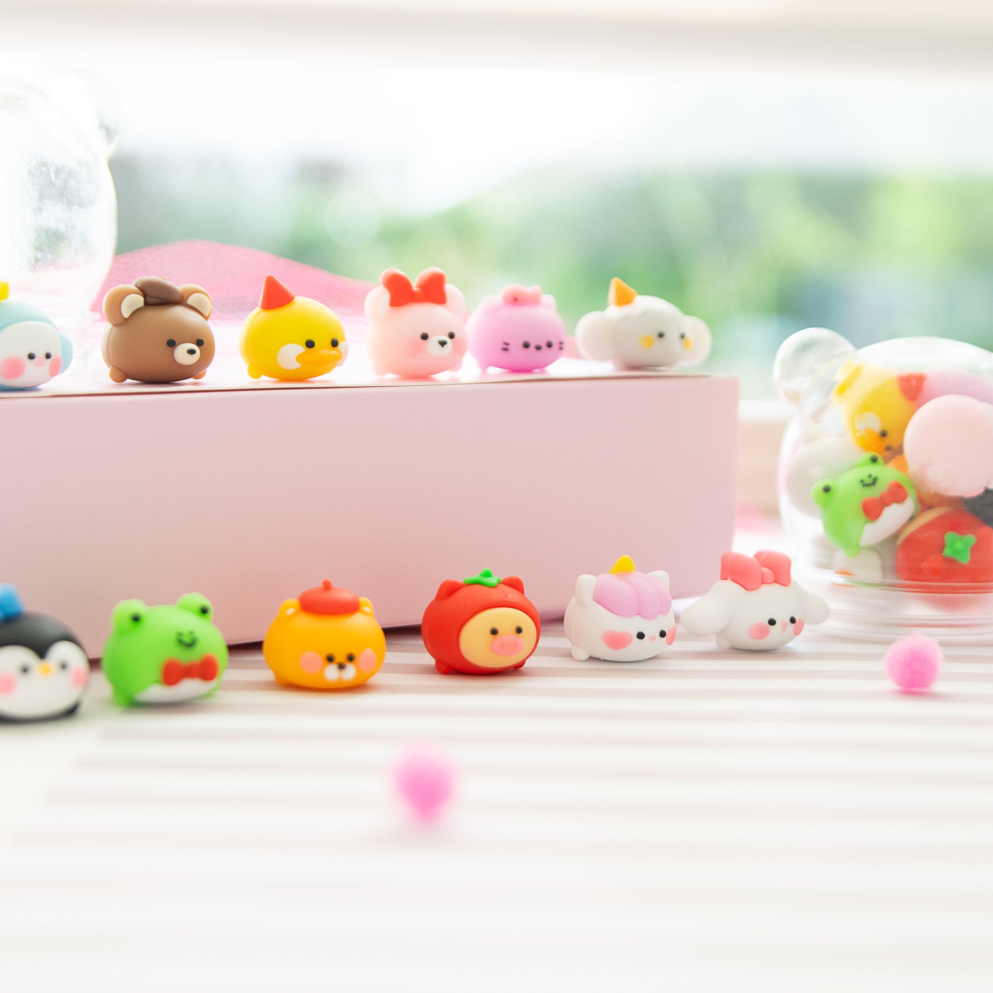 Mini Kawaii Dierengum (x12)