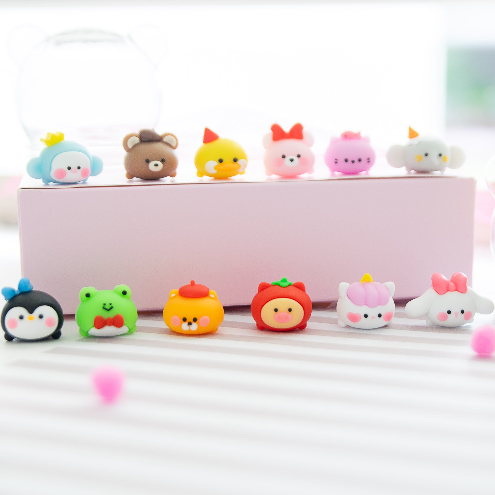 Mini Kawaii Dierengum (x12)