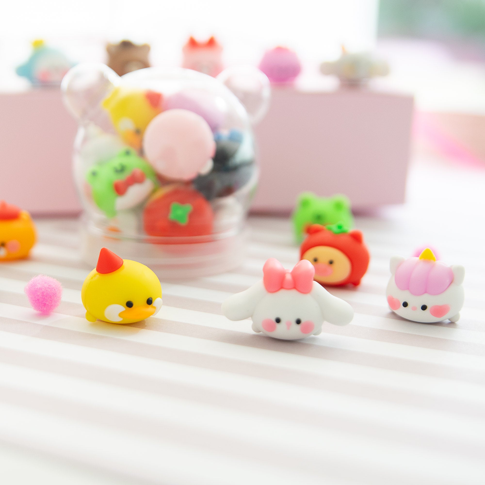 Mini Kawaii Dierengum (x12)