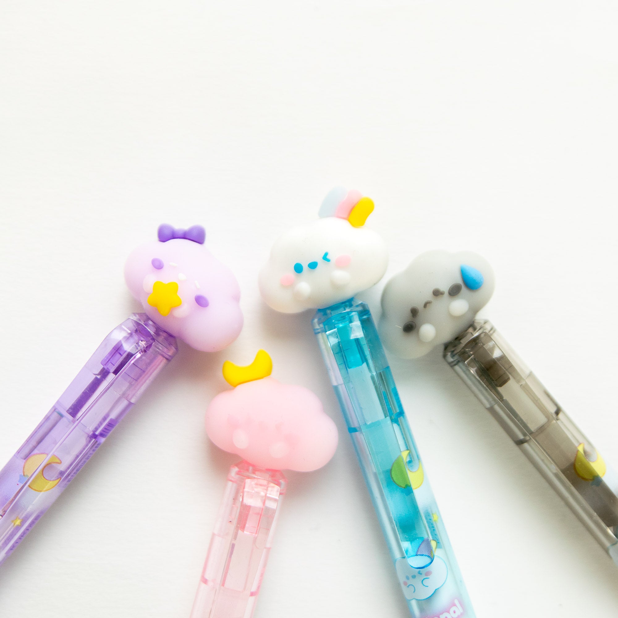 Stylo Gel Effaçable Kawaii - Nuages Rêveurs