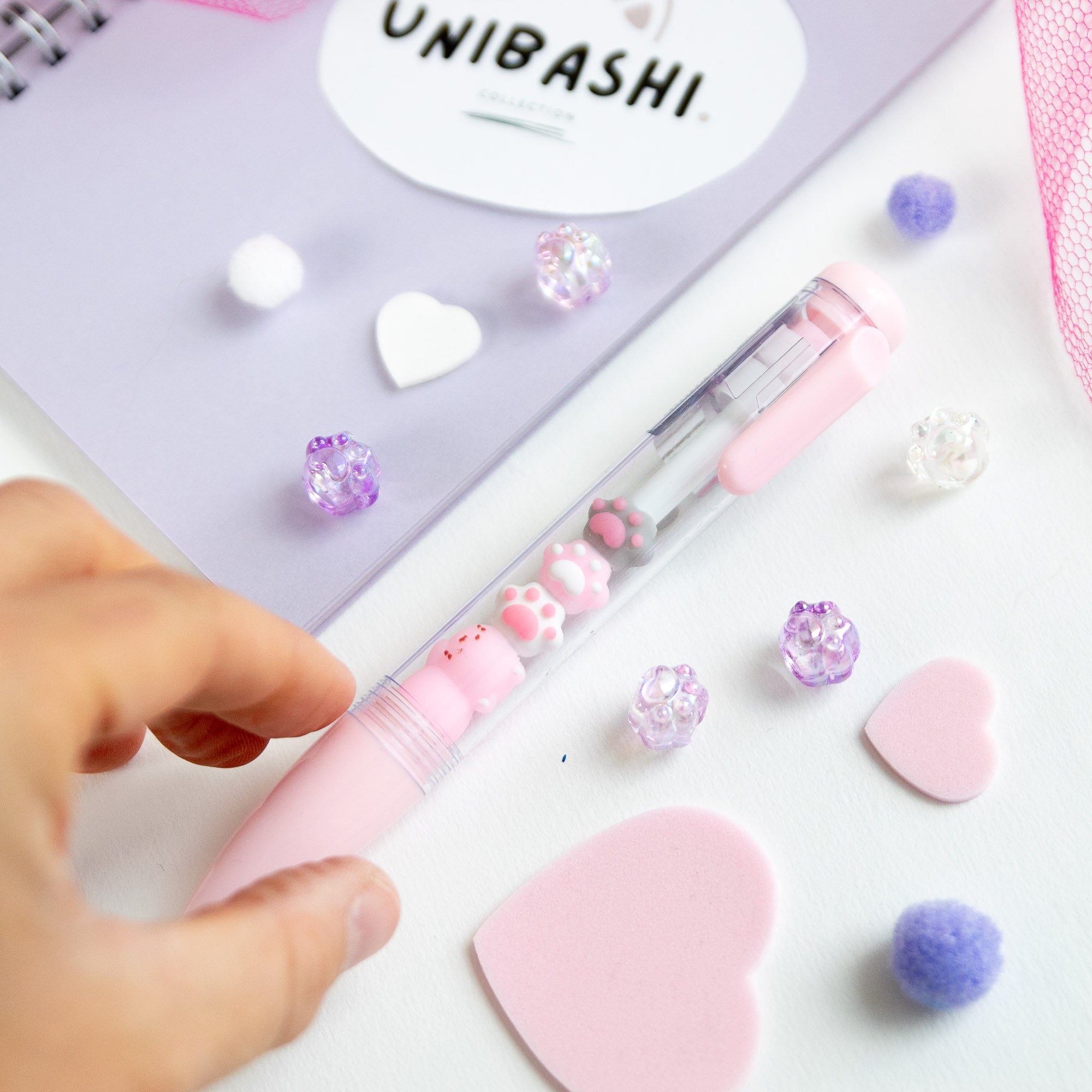 Stylo Kawaii - Mini Figurines Patte de Chat