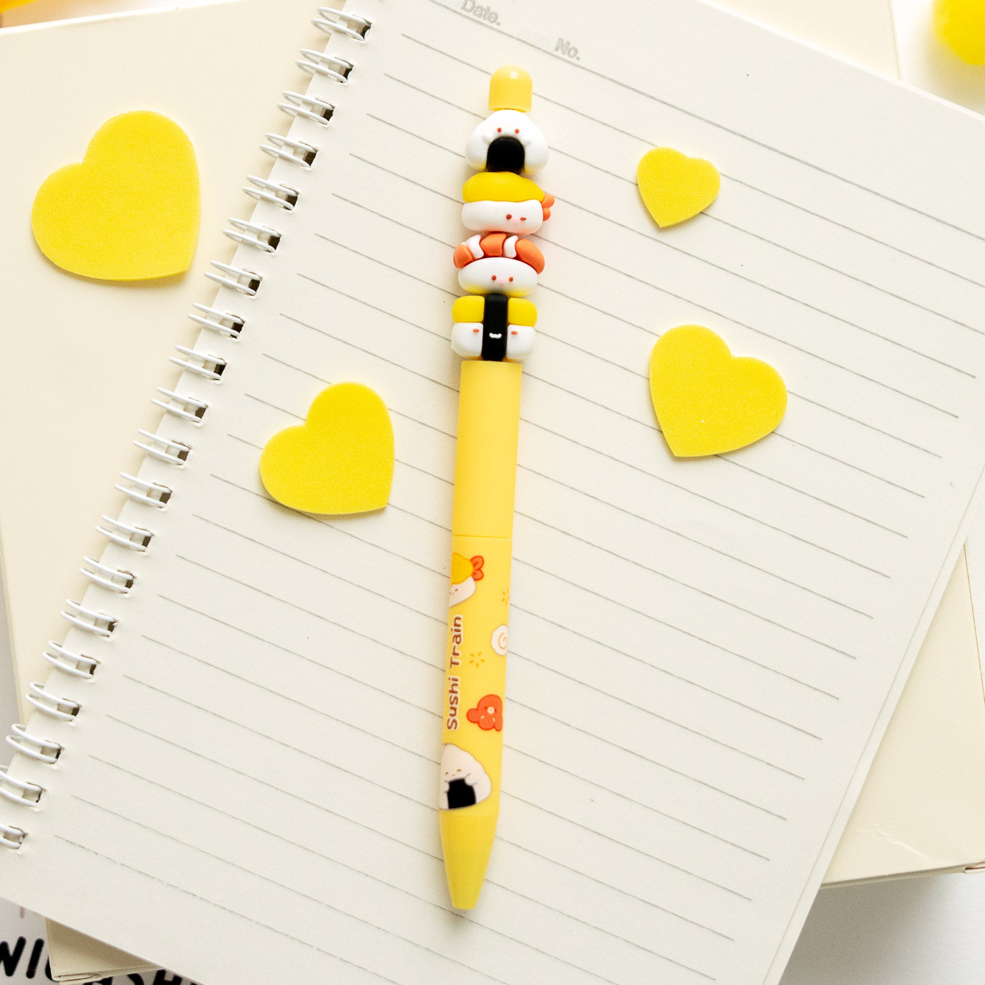 Kawaii Pen - Mini gestapelde sushifiguren