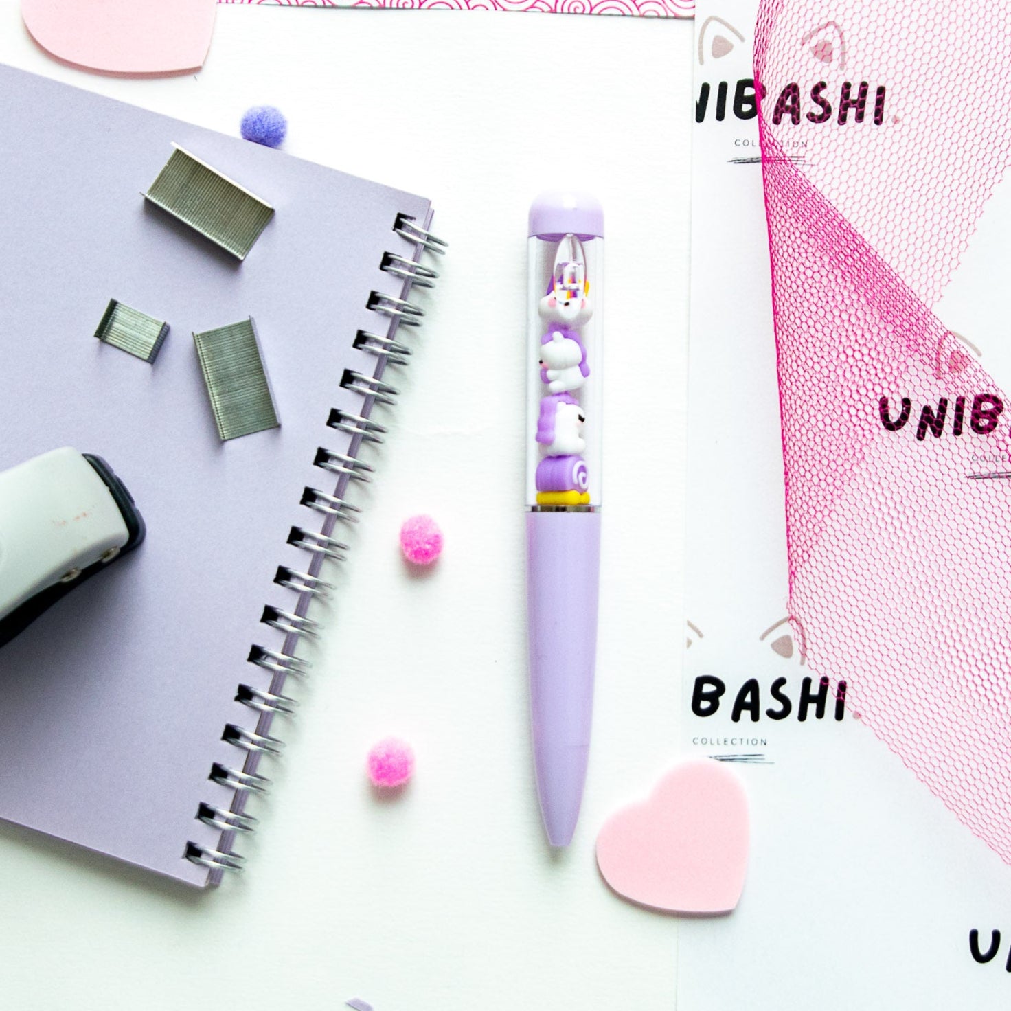 Kawaii Pen - Mini Eenhoornbeeldjes