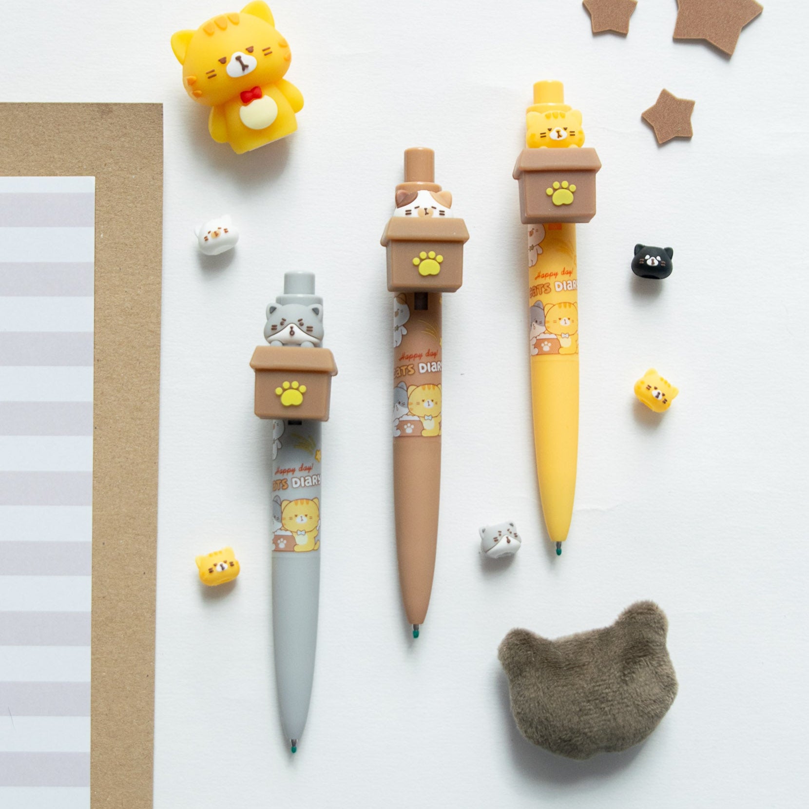 Stylo Surprise Kawaii - Chat en Boîte