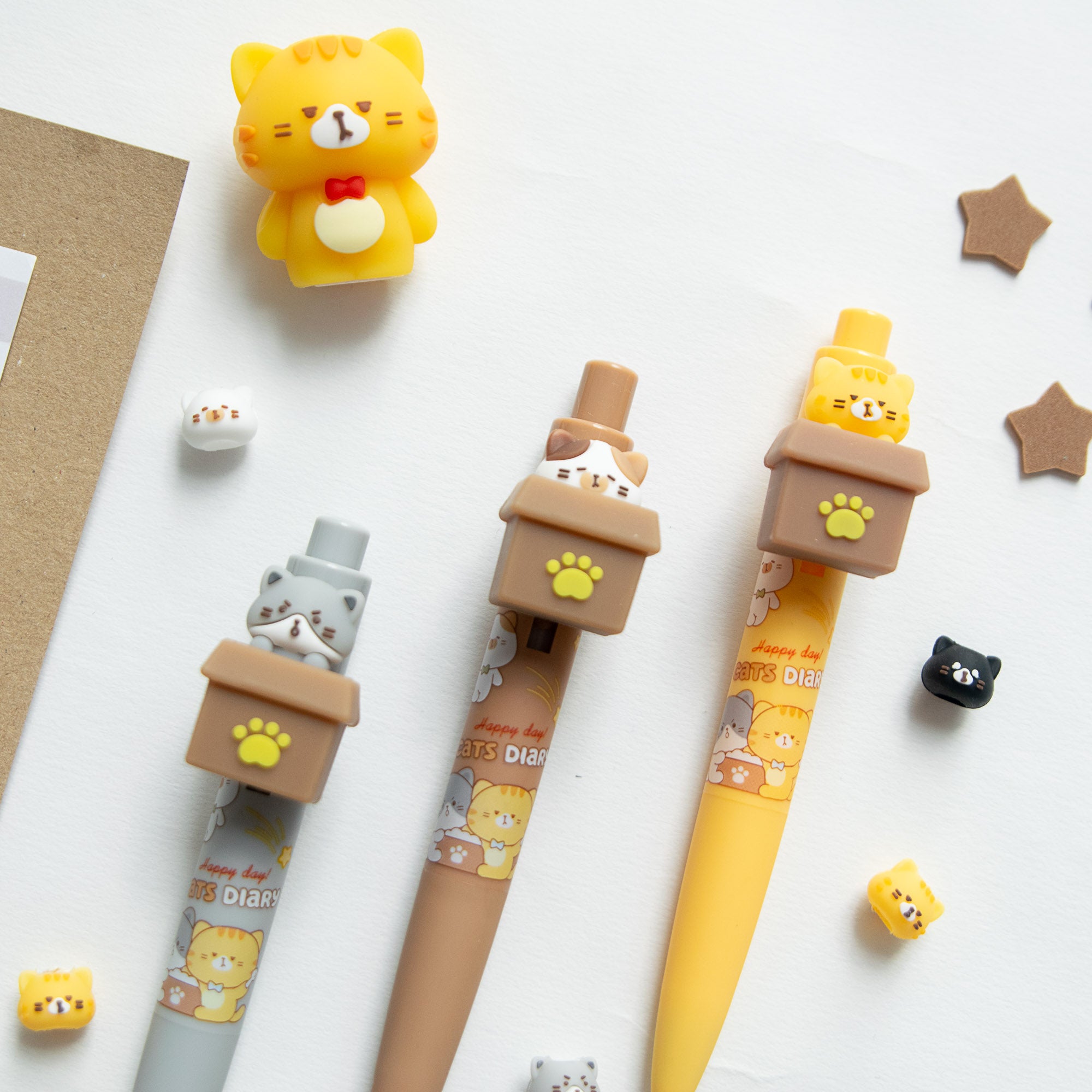 Stylo Surprise Kawaii - Chat en Boîte