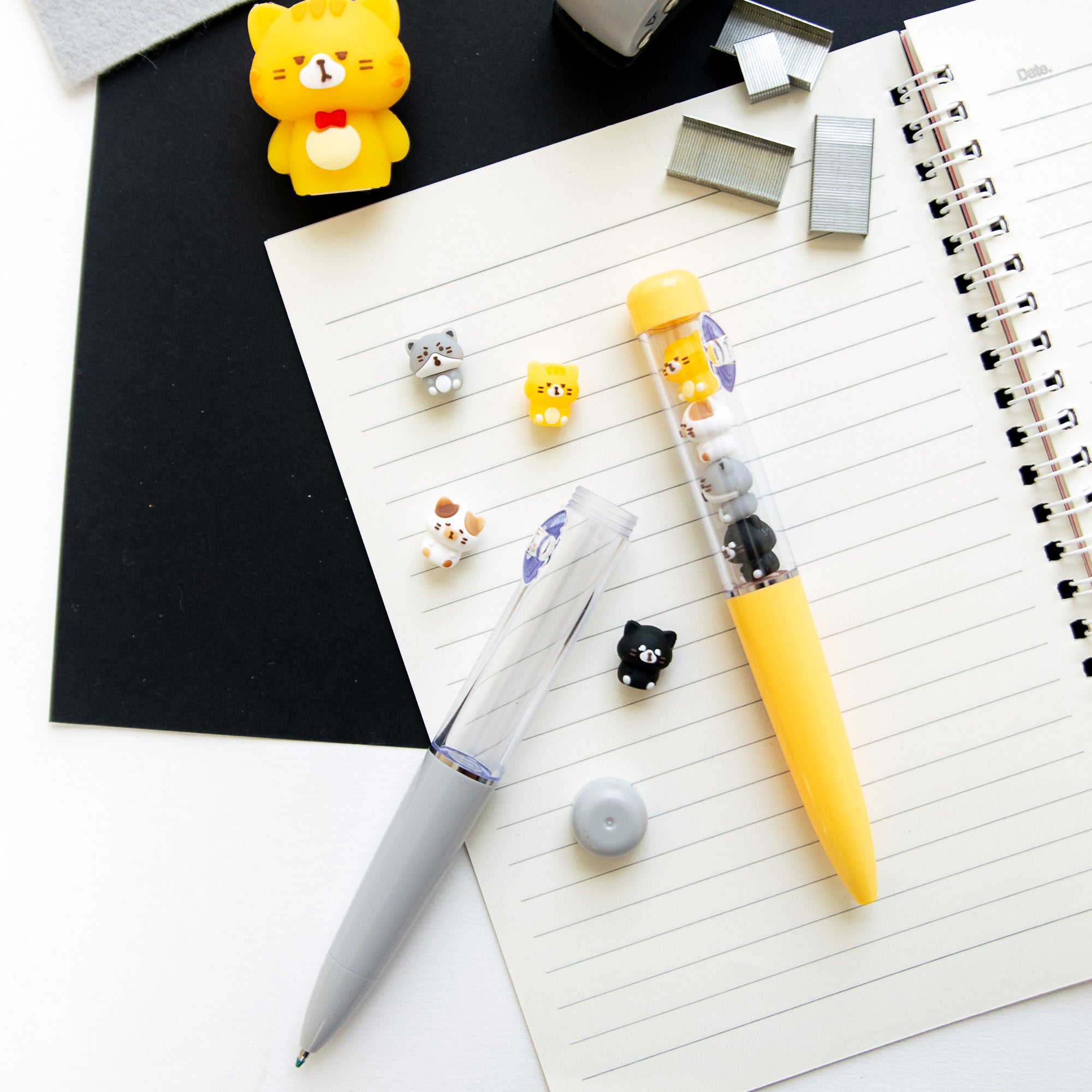 Kawaii Pen - Mini Kattenbeeldjes