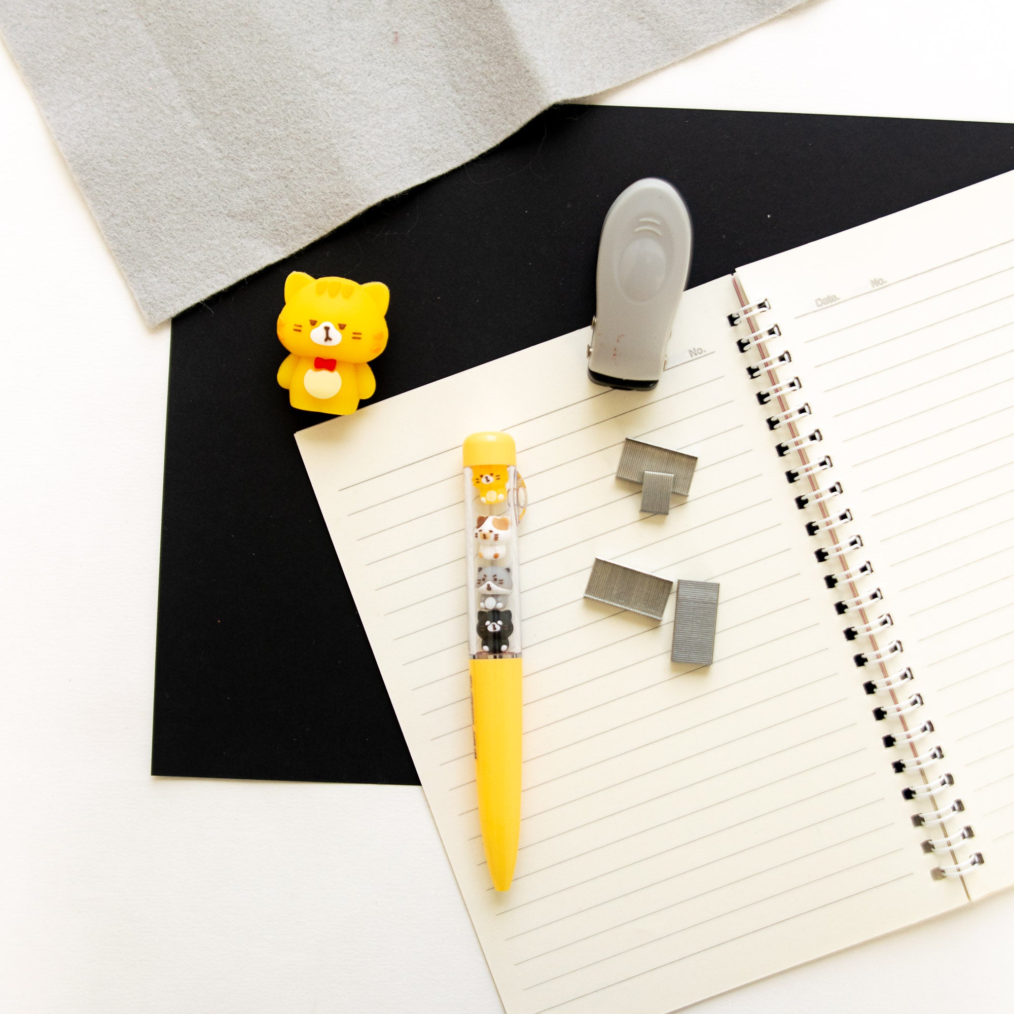 Kawaii Pen - Mini Kattenbeeldjes