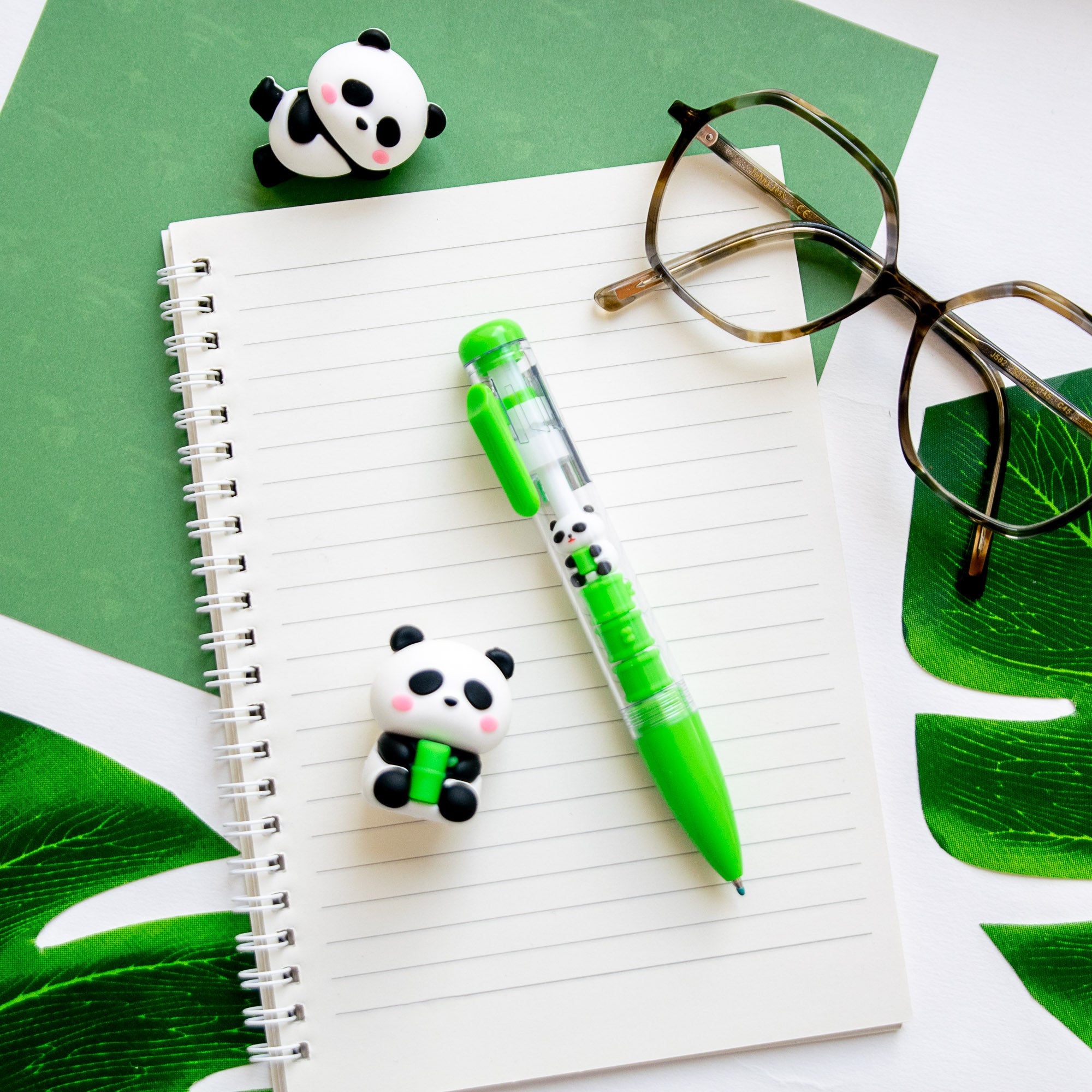 Kawaii Pen - Mini Panda-figuurtjes