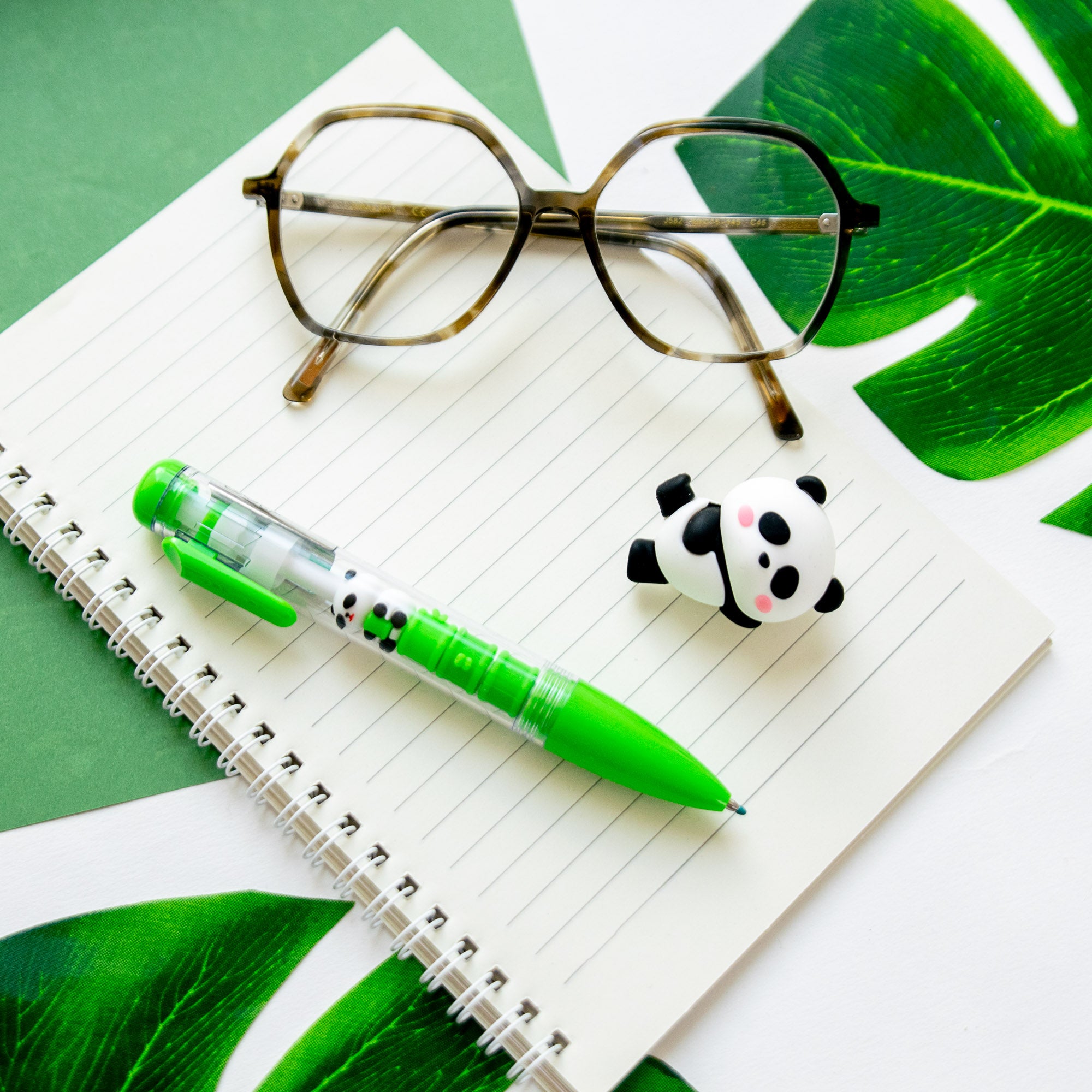 Kawaii Pen - Mini Panda-figuurtjes